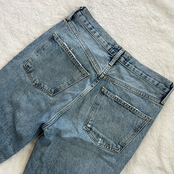 Agolde 90’s Pinch Waist high rise straight leg jeans in backdrop size 26 - Picture 7 of 10